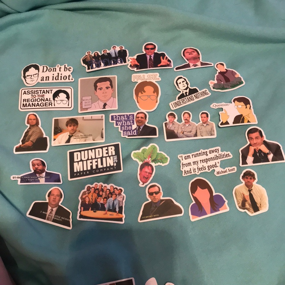 45 pc office sticker pack